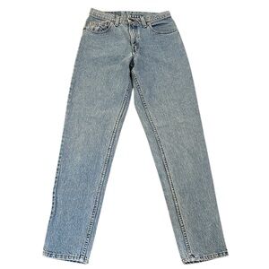 Vintage 90’s Levi’s 532 High Waist Tapered Medium Blue Wash USA Size 7L (28x32)